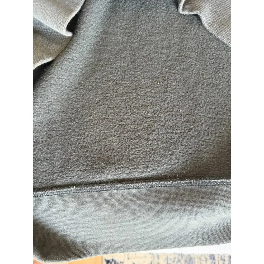 Tommy Bahama Sweatshirt Mens Fleece Cotton 1/4 Snap Zip Gray/Black Golf SZ -XL